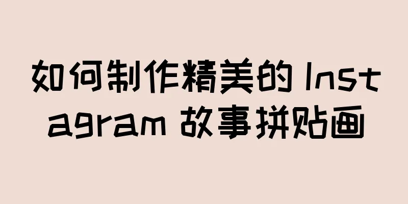 如何制作精美的 Instagram 故事拼贴画