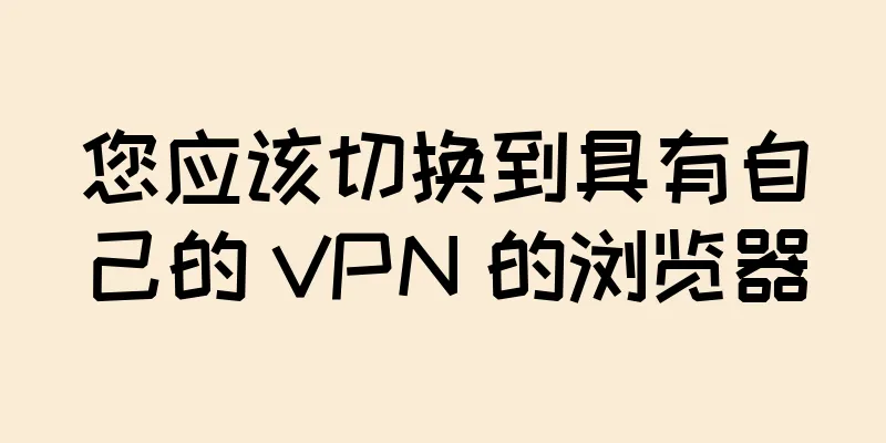 您应该切换到具有自己的 VPN 的浏览器