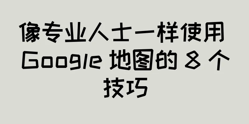 像专业人士一样使用 Google 地图的 8 个技巧