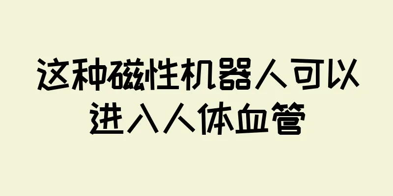 这种磁性机器人可以进入人体血管