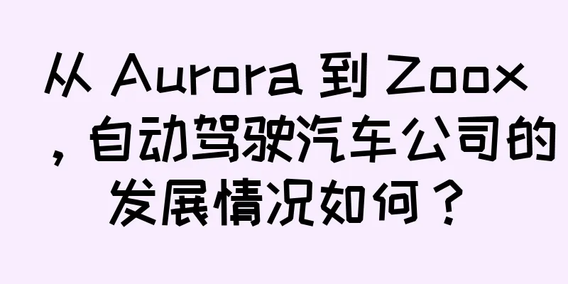 从 Aurora 到 Zoox，自动驾驶汽车公司的发展情况如何？