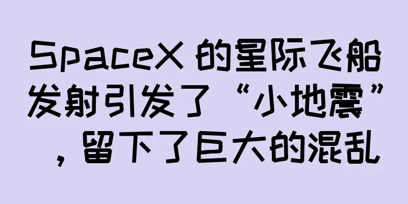 SpaceX 的星际飞船发射引发了“小地震”，留下了巨大的混乱