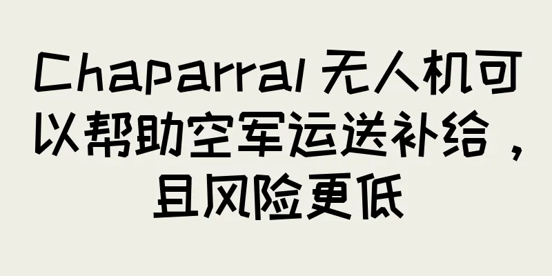 Chaparral 无人机可以帮助空军运送补给，且风险更低