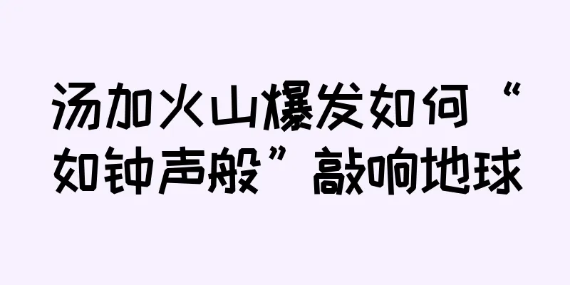 汤加火山爆发如何“如钟声般”敲响地球