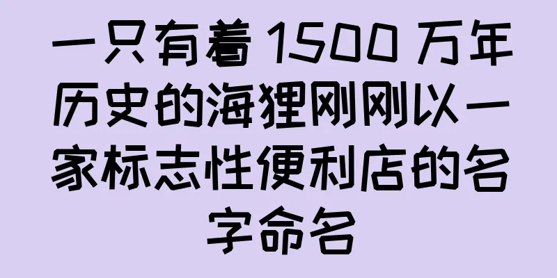 一只有着 1500 万年历史的海狸刚刚以一家标志性便利店的名字命名