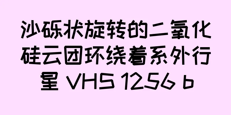 沙砾状旋转的二氧化硅云团环绕着系外行星 VHS 1256 b