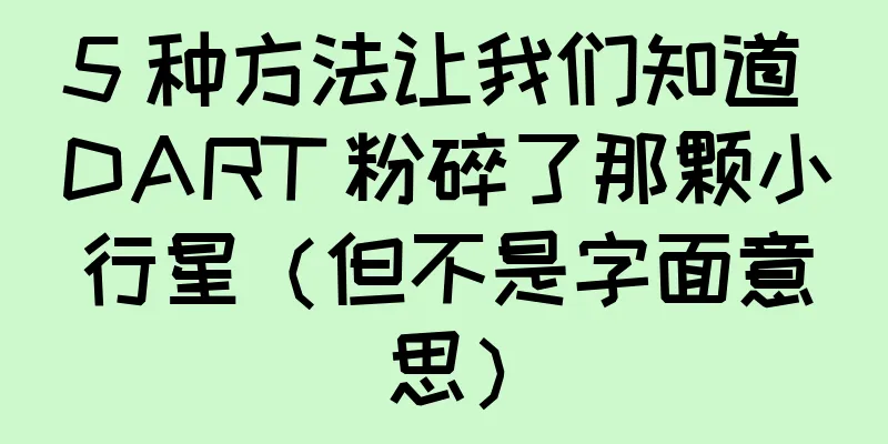 5 种方法让我们知道 DART 粉碎了那颗小行星（但不是字面意思）