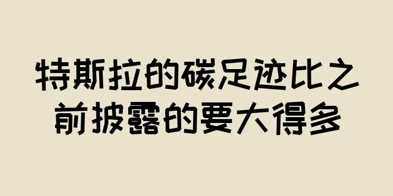 特斯拉的碳足迹比之前披露的要大得多