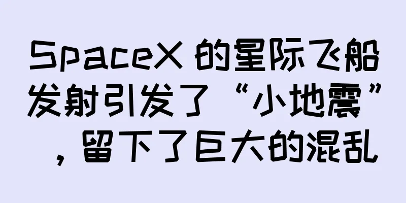SpaceX 的星际飞船发射引发了“小地震”，留下了巨大的混乱