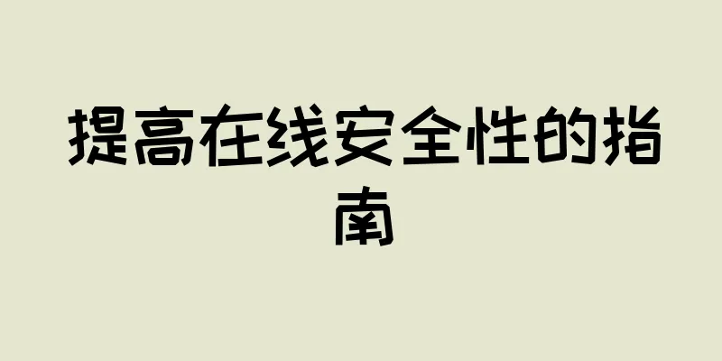 提高在线安全性的指南