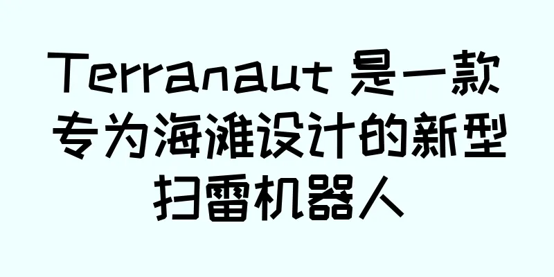 Terranaut 是一款专为海滩设计的新型扫雷机器人