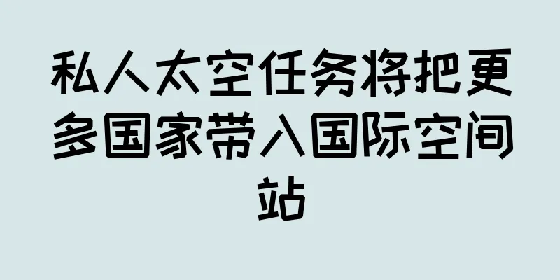 私人太空任务将把更多国家带入国际空间站