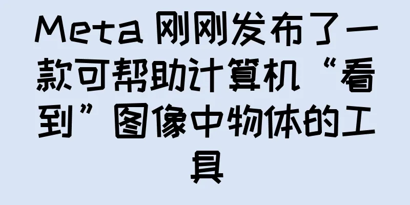 Meta 刚刚发布了一款可帮助计算机“看到”图像中物体的工具