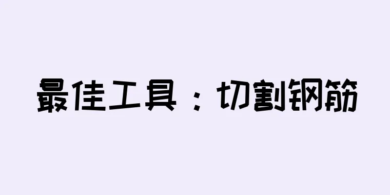 最佳工具：切割钢筋