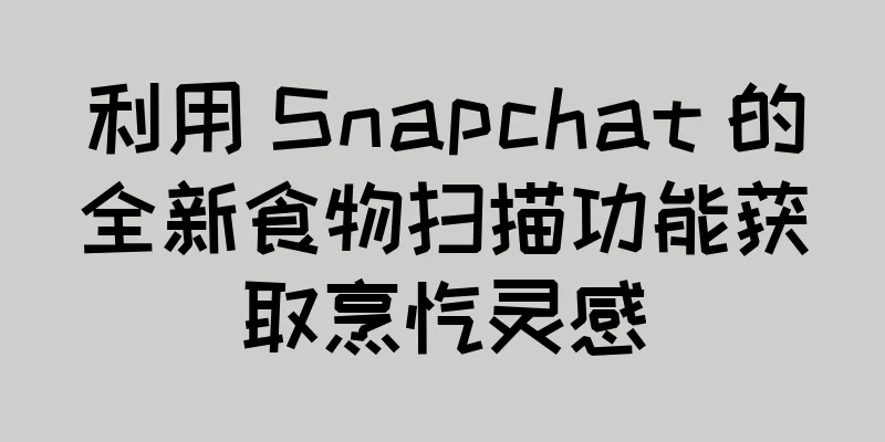 利用 Snapchat 的全新食物扫描功能获取烹饪灵感