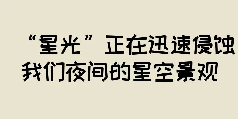 “星光”正在迅速侵蚀我们夜间的星空景观