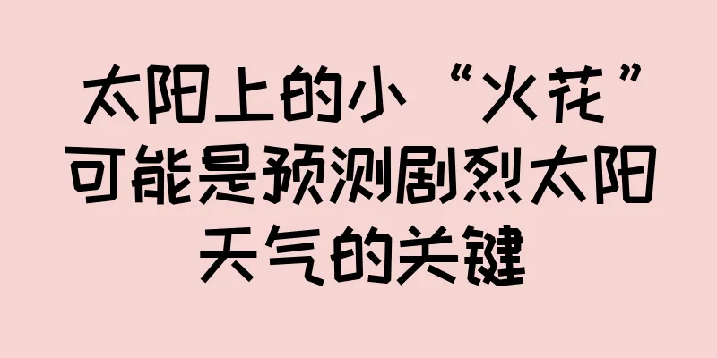 太阳上的小“火花”可能是预测剧烈太阳天气的关键