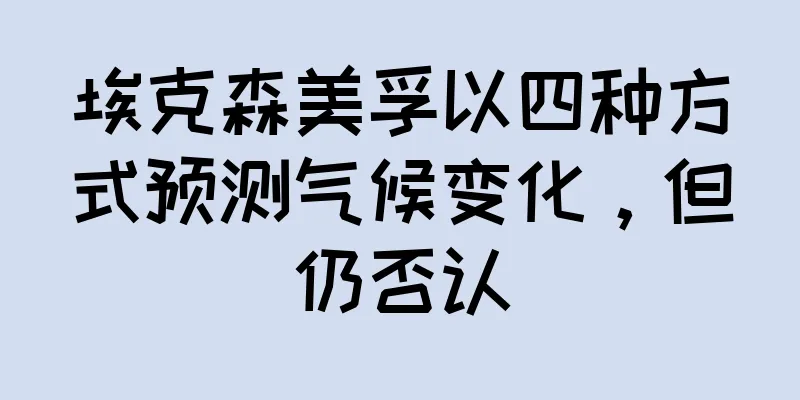 埃克森美孚以四种方式预测气候变化，但仍否认