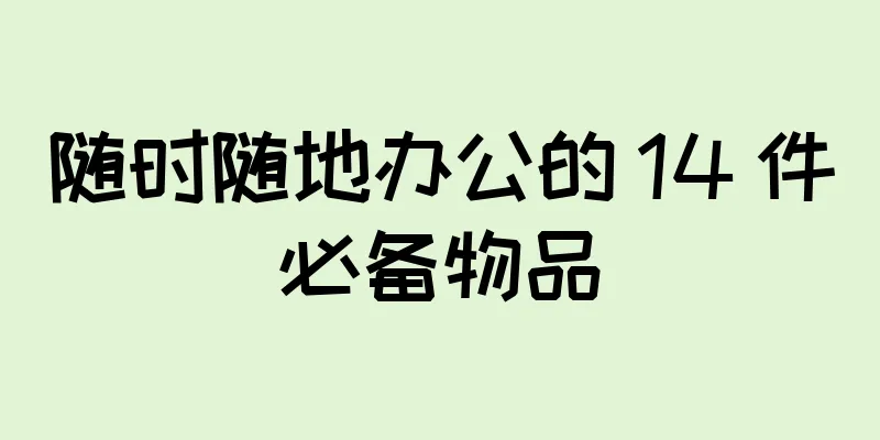 随时随地办公的 14 件必备物品