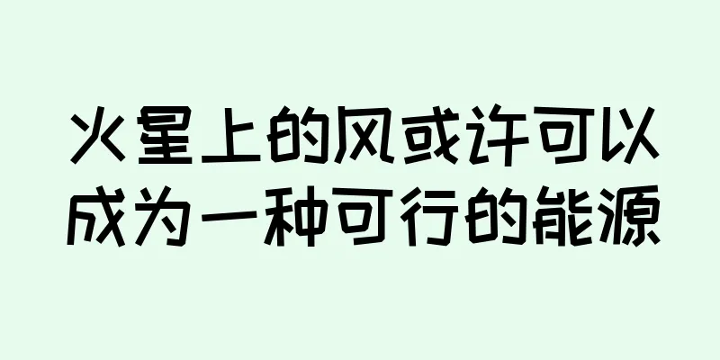火星上的风或许可以成为一种可行的能源
