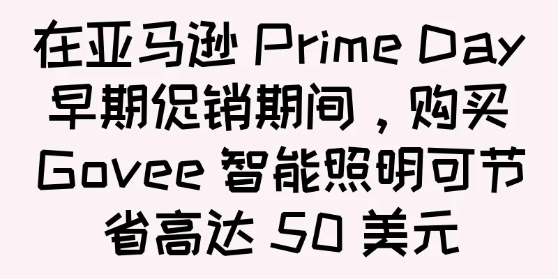 在亚马逊 Prime Day 早期促销期间，购买 Govee 智能照明可节省高达 50 美元