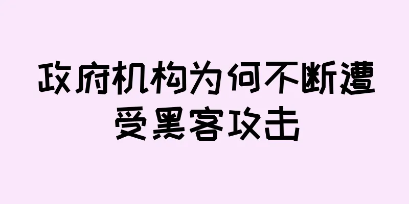 政府机构为何不断遭受黑客攻击
