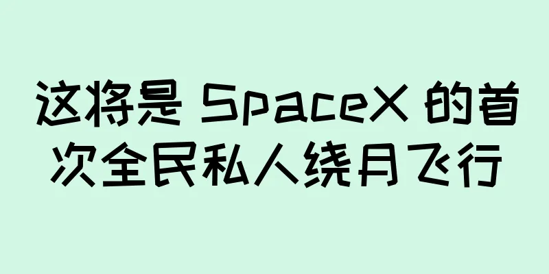 这将是 SpaceX 的首次全民私人绕月飞行