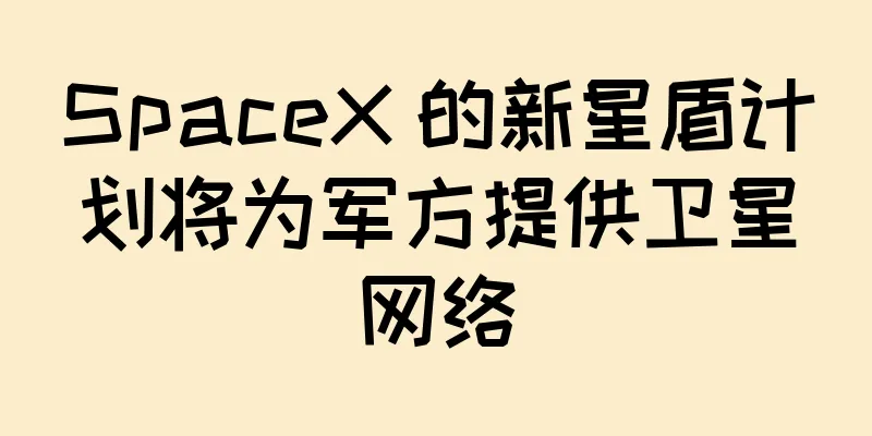 SpaceX 的新星盾计划将为军方提供卫星网络