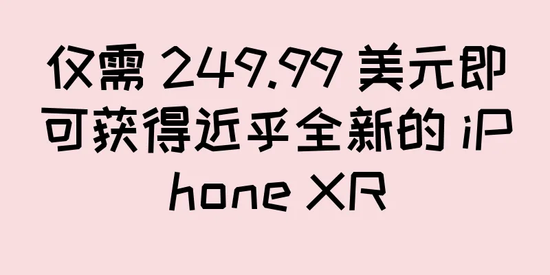 仅需 249.99 美元即可获得近乎全新的 iPhone XR