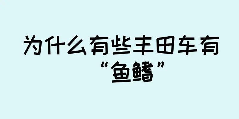 为什么有些丰田车有“鱼鳍”