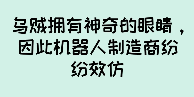 乌贼拥有神奇的眼睛，因此机器人制造商纷纷效仿