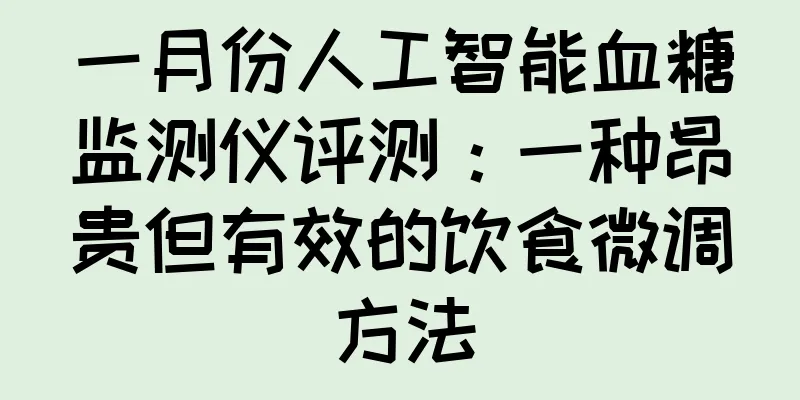 一月份人工智能血糖监测仪评测：一种昂贵但有效的饮食微调方法