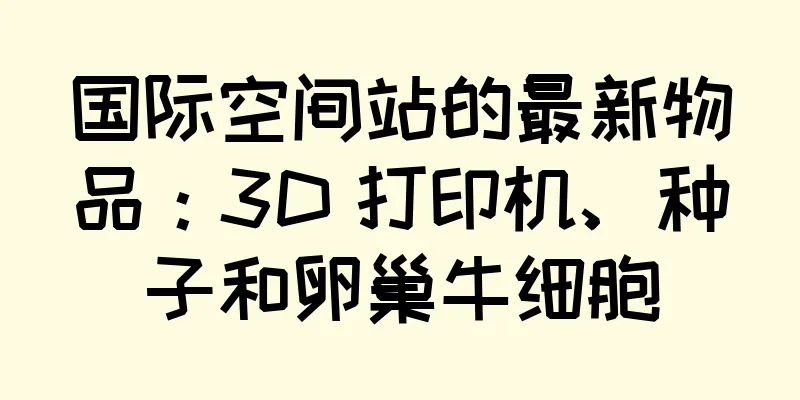 国际空间站的最新物品：3D 打印机、种子和卵巢牛细胞