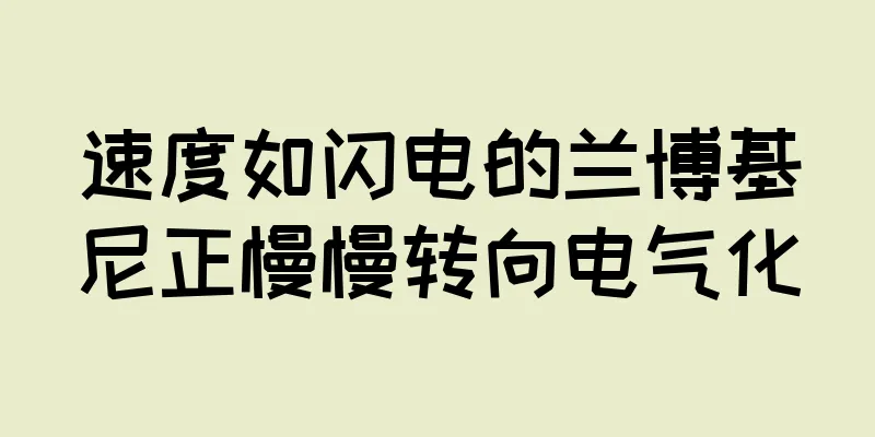速度如闪电的兰博基尼正慢慢转向电气化