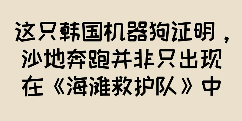 这只韩国机器狗证明，沙地奔跑并非只出现在《海滩救护队》中
