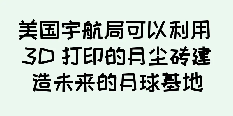 美国宇航局可以利用 3D 打印的月尘砖建造未来的月球基地