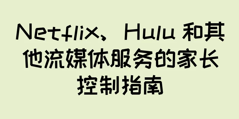 Netflix、Hulu 和其他流媒体服务的家长控制指南