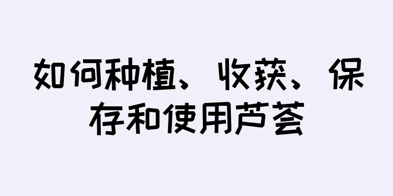 如何种植、收获、保存和使用芦荟