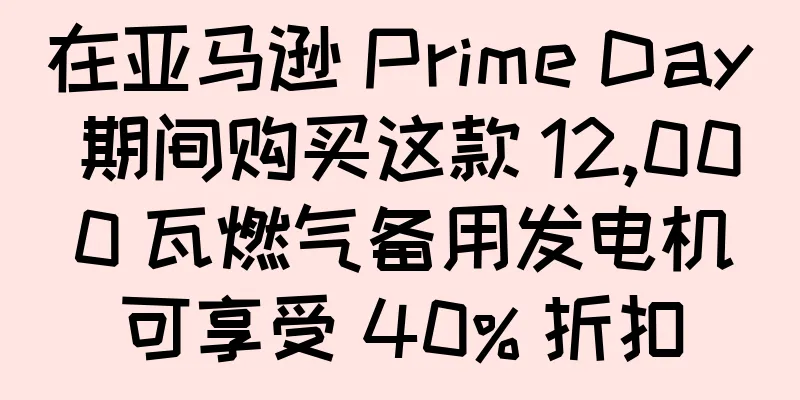 在亚马逊 Prime Day 期间购买这款 12,000 瓦燃气备用发电机可享受 40% 折扣