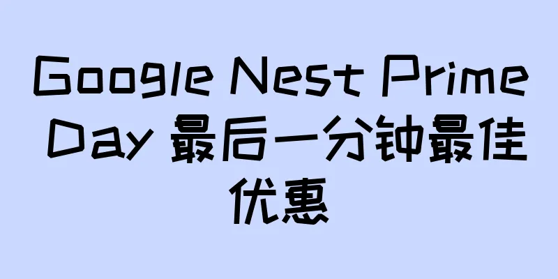 Google Nest Prime Day 最后一分钟最佳优惠
