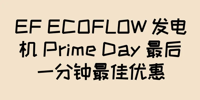 EF ECOFLOW 发电机 Prime Day 最后一分钟最佳优惠