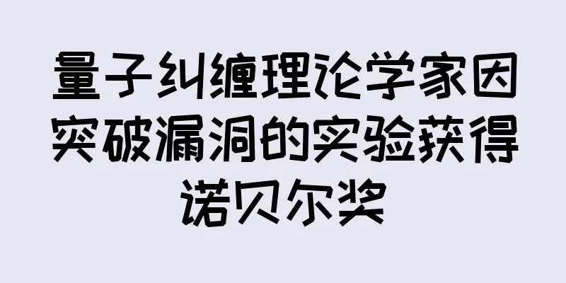 量子纠缠理论学家因突破漏洞的实验获得诺贝尔奖