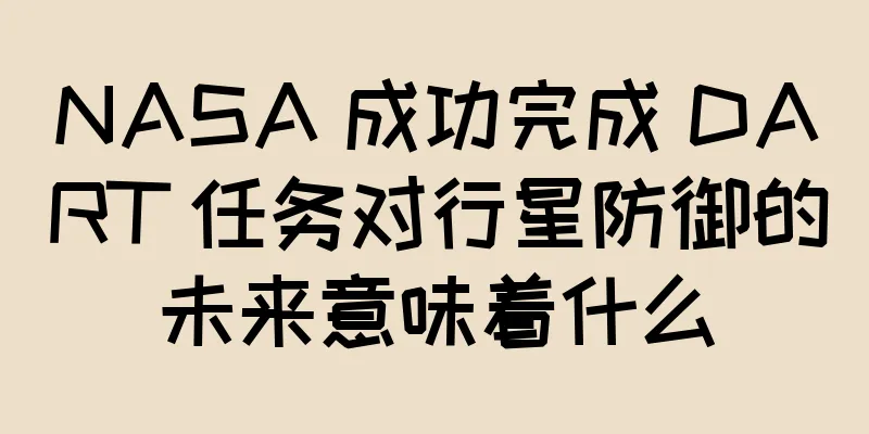 NASA 成功完成 DART 任务对行星防御的未来意味着什么