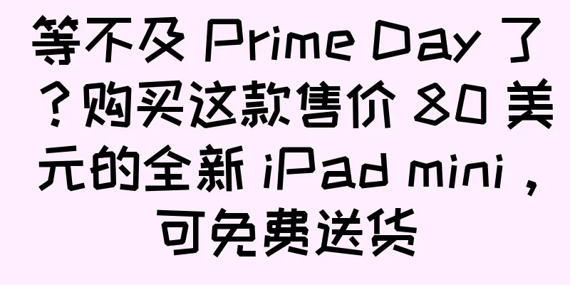等不及 Prime Day 了？购买这款售价 80 美元的全新 iPad mini，可免费送货