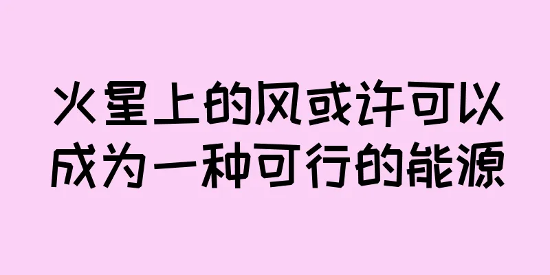 火星上的风或许可以成为一种可行的能源