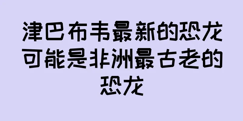 津巴布韦最新的恐龙可能是非洲最古老的恐龙