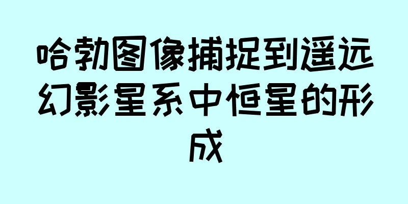 哈勃图像捕捉到遥远幻影星系中恒星的形成