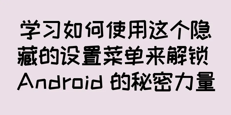 学习如何使用这个隐藏的设置菜单来解锁 Android 的秘密力量