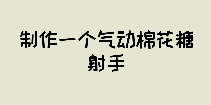 制作一个气动棉花糖射手