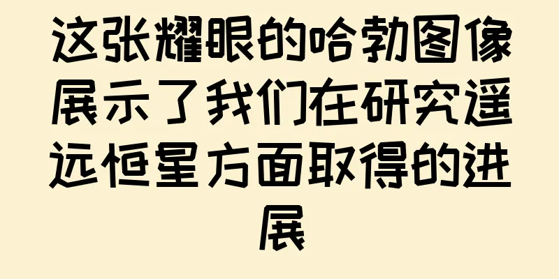 这张耀眼的哈勃图像展示了我们在研究遥远恒星方面取得的进展